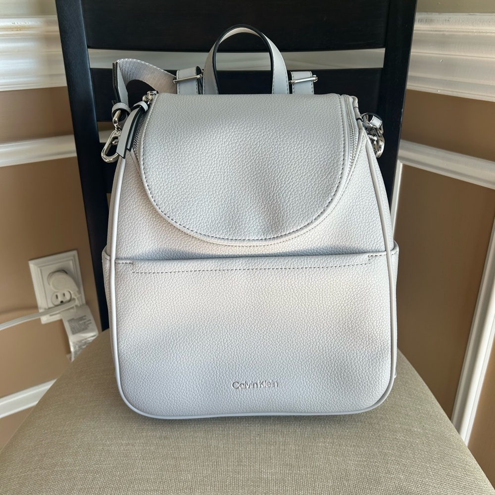 Calvin Klein Light Gray Backpack